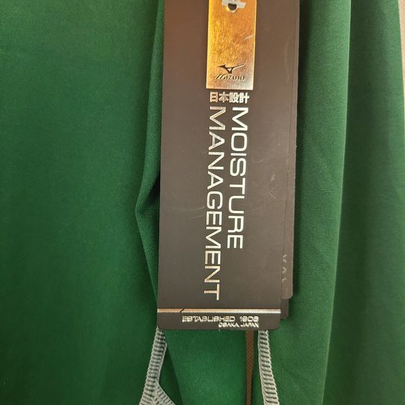 Mizuno Elite 9 Newport Long Sleeve Forest Green Volleyball Jersey Women (XL) NWT - Picture 7 of 12